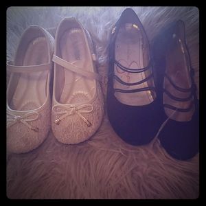 Set of 2 Girls Dress Sandals Size 3